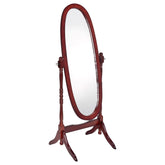 Foyet Oval Cheval Mirror Merlot Foyet Oval Cheval Mirror Merlot Half Price Furniture