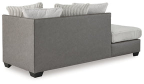 Clairette Court Sectional with Chaise - Sectional - Half Price Furniture