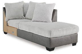 Clairette Court Sectional with Chaise - Sectional - Half Price Furniture