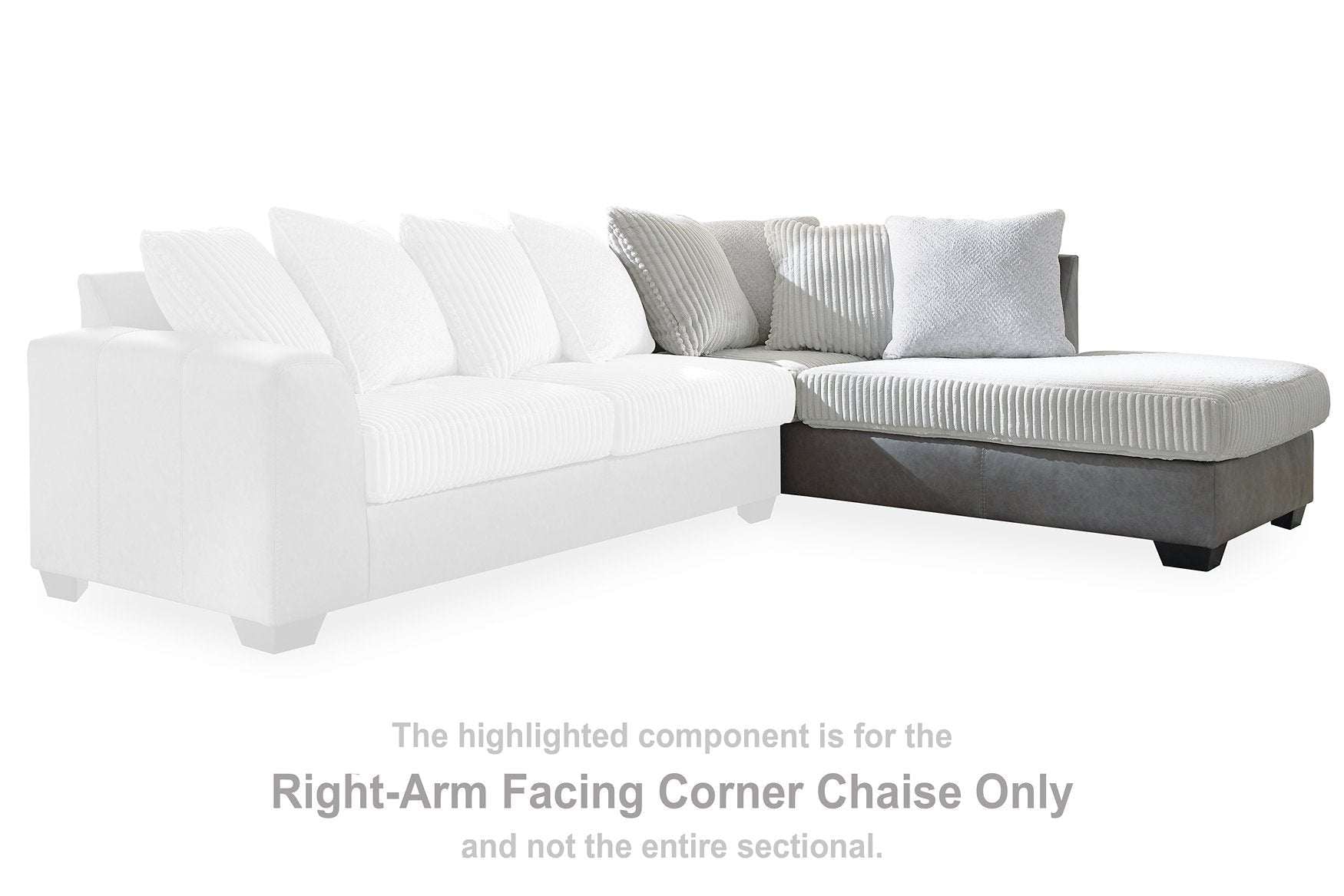 Clairette Court Sectional with Chaise - Sectional - Half Price Furniture