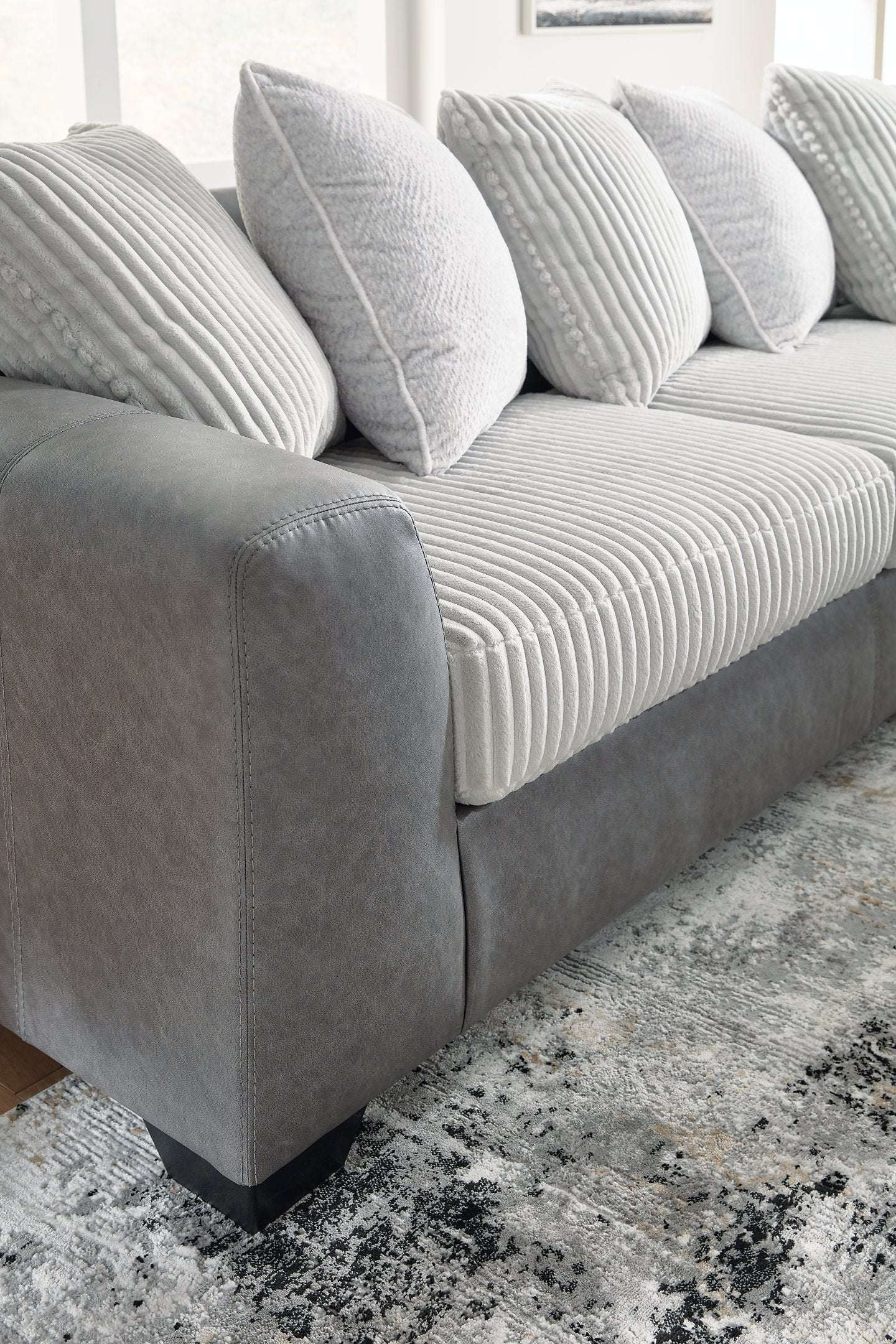 Clairette Court Sectional with Chaise - Sectional - Half Price Furniture