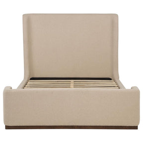Nala Queen Fabric Upholstered Platform Bed Tan