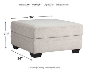 Dellara Ottoman - Ottoman - Half Price Furniture