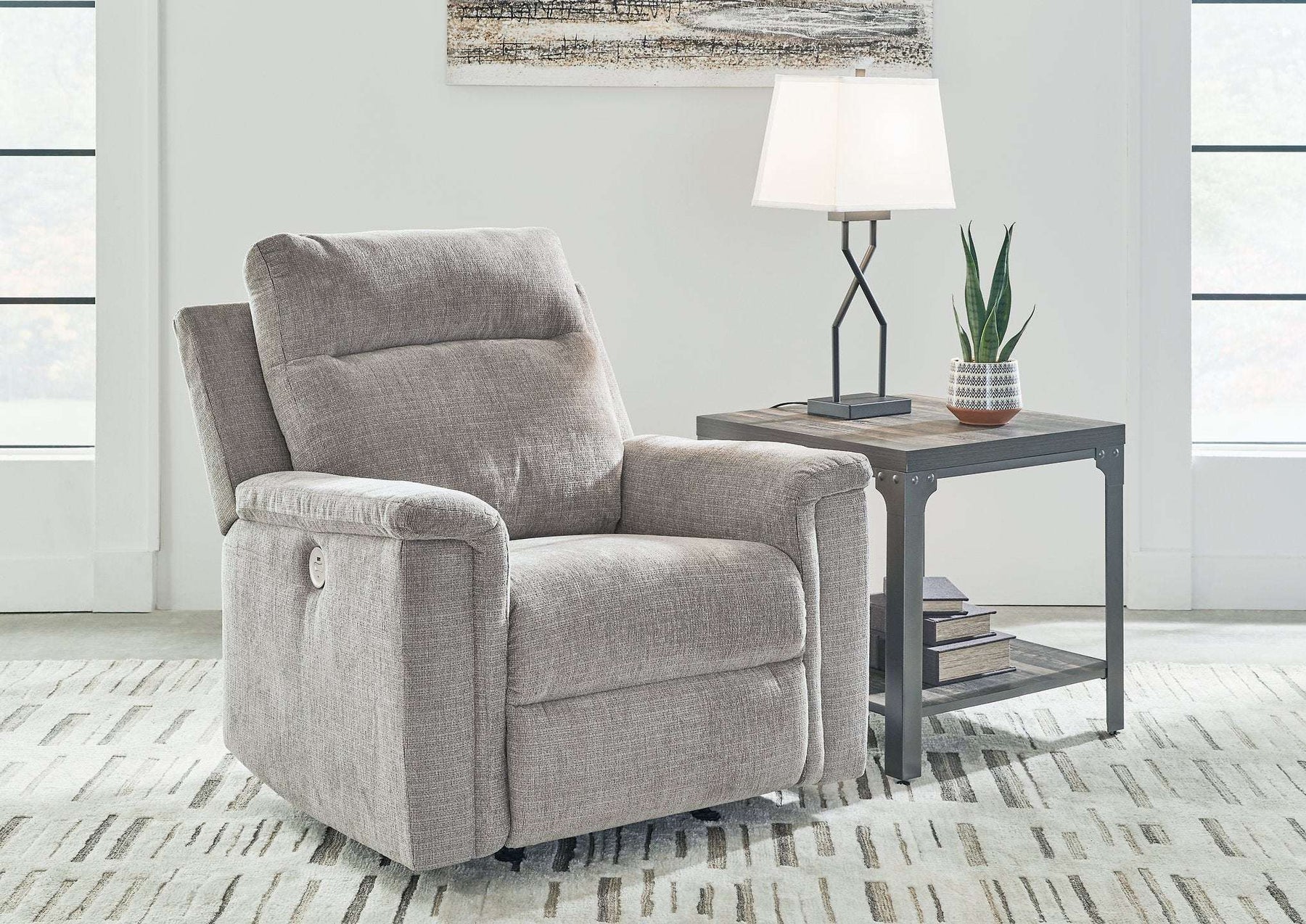 Barnsana Power Recliner - Recliner - Half Price Furniture