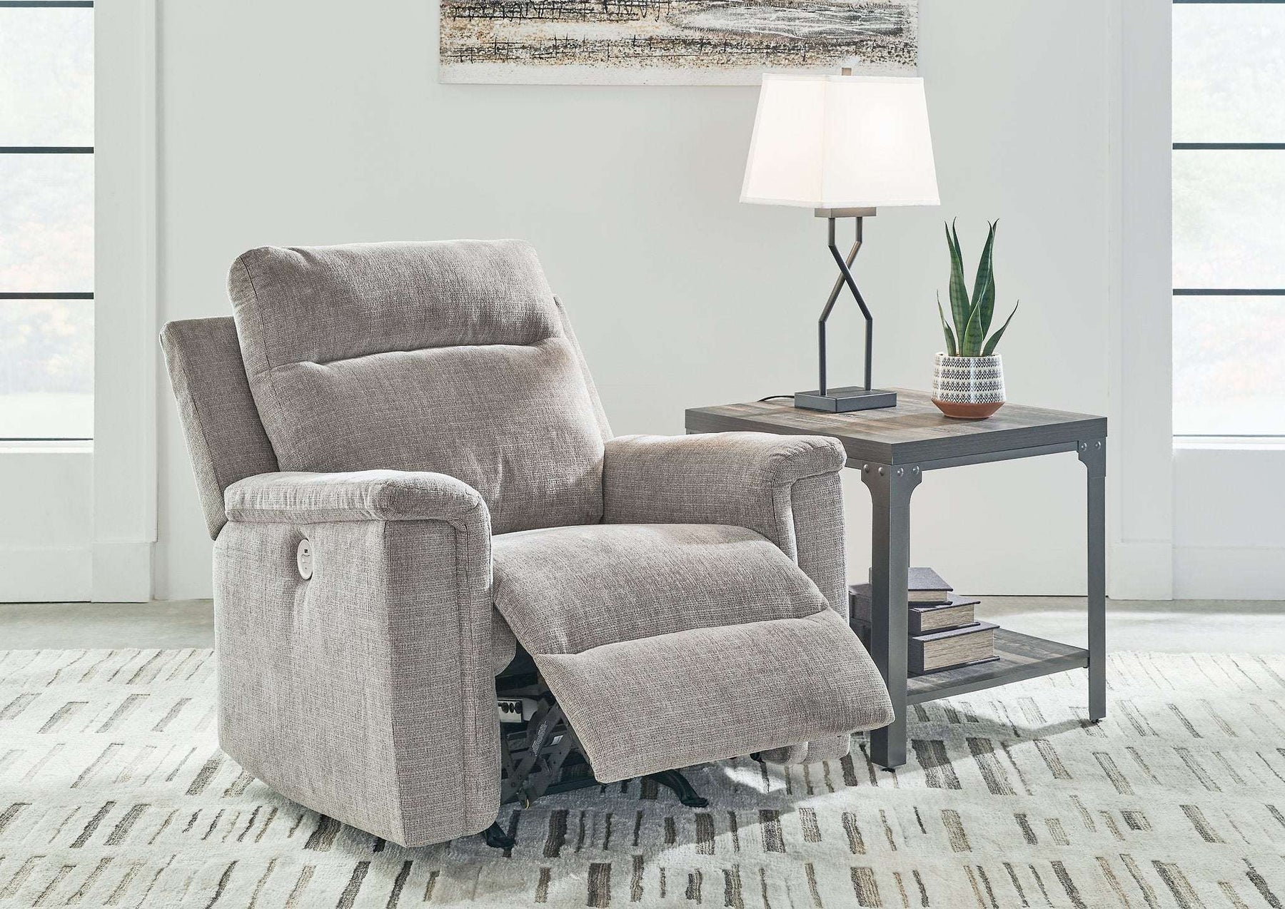 Barnsana Power Recliner - Recliner - Half Price Furniture