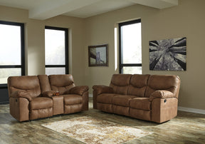 Boxberg Reclining Loveseat with Console - Loveseat - Half Price Furniture