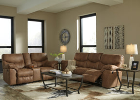 Boxberg Reclining Loveseat with Console - Loveseat - Half Price Furniture