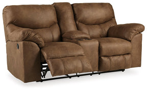 Boxberg Reclining Loveseat with Console - Half Price Furniture