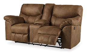 Boxberg Reclining Loveseat with Console - Half Price Furniture