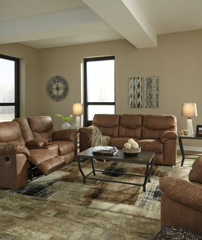 Boxberg Reclining Loveseat with Console - Loveseat - Half Price Furniture