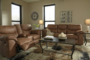 Boxberg Reclining Loveseat with Console - Loveseat - Half Price Furniture