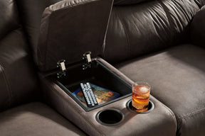 Boxberg Reclining Loveseat with Console - Loveseat - Half Price Furniture