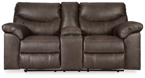 Boxberg Reclining Loveseat with Console - Loveseat - Half Price Furniture