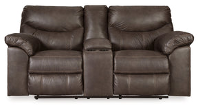 Boxberg Reclining Loveseat with Console - Loveseat - Half Price Furniture