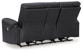 Axtellton Power Reclining Loveseat with Console Half Price Furniture