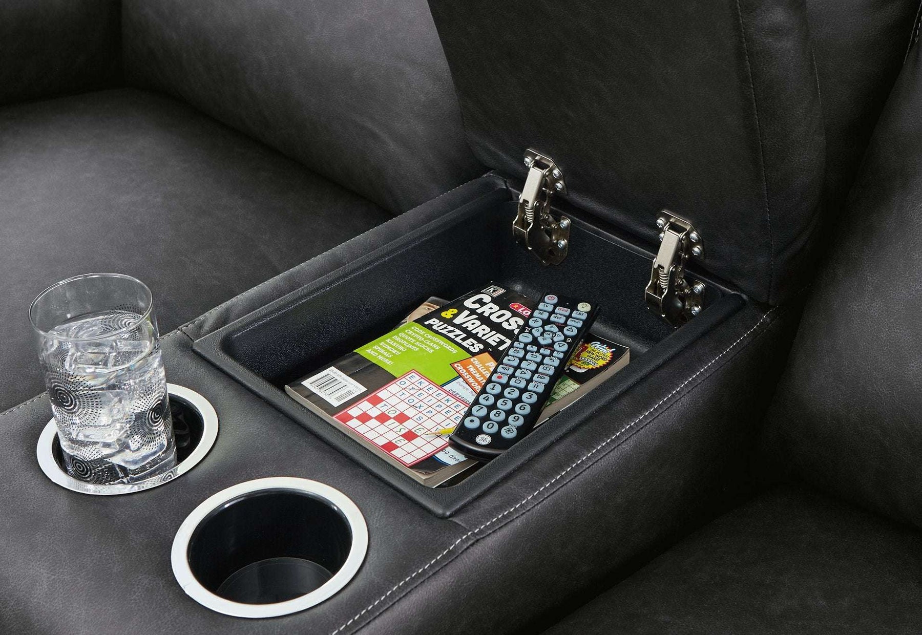 Axtellton Power Reclining Loveseat with Console Half Price Furniture