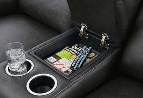 Axtellton Power Reclining Loveseat with Console Half Price Furniture