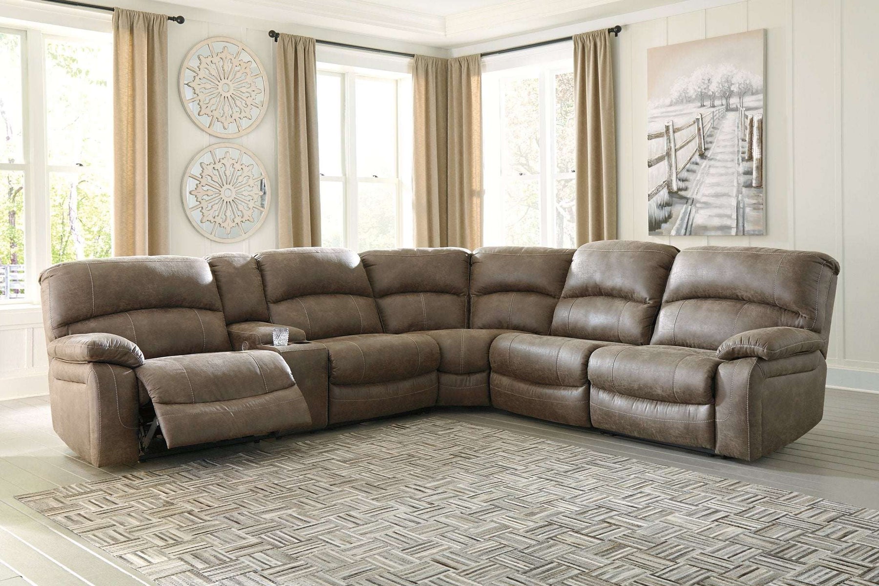 Segburg Power Reclining Sectional - Half Price Furniture