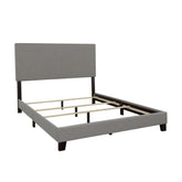 Boyd Eastern King Upholstered Bed with Nailhead Trim Grey Half Price Furniture