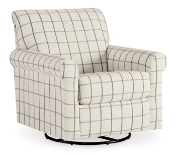 Davinca Swivel Glider Accent Chair - Half Price Furniture