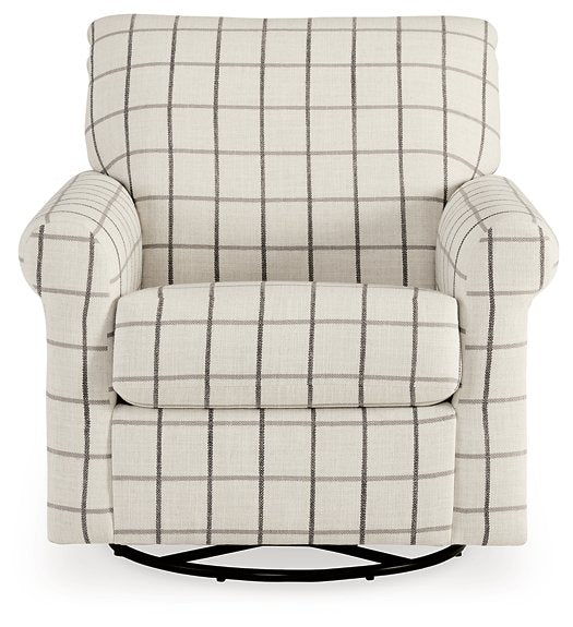 Davinca Swivel Glider Accent Chair - Half Price Furniture