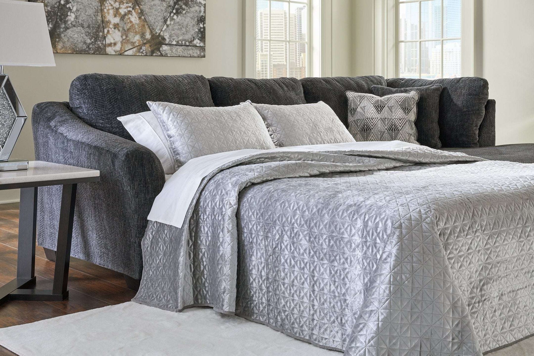 Biddeford 2-Piece Sleeper Sectional with Chaise - Sectional - Half Price Furniture