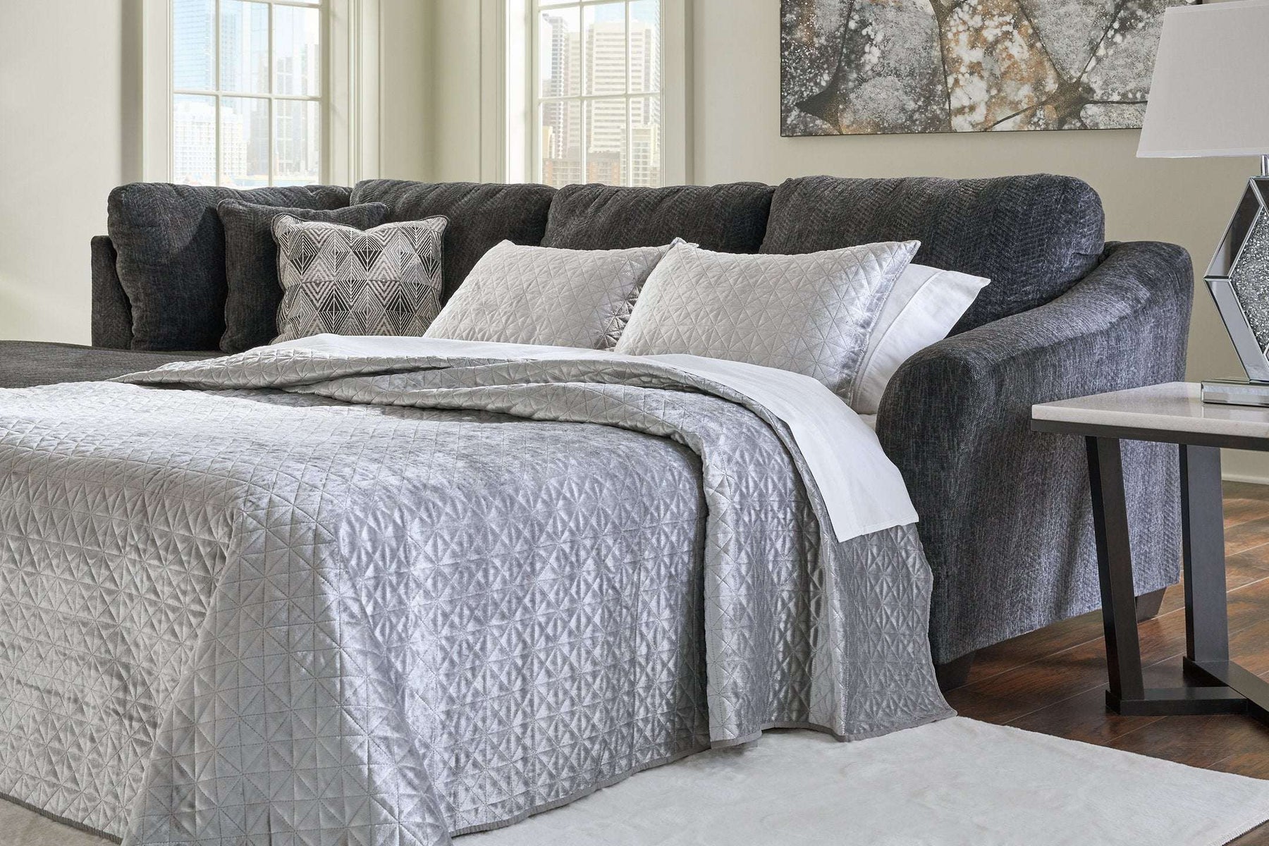 Biddeford 2-Piece Sleeper Sectional with Chaise - Sectional - Half Price Furniture