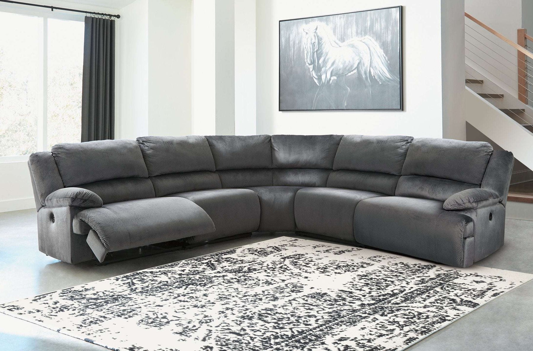 Clonmel Power Reclining Sectional - Sectional - Half Price Furniture