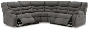 Partymate 2-Piece Reclining Sectional - Half Price Furniture