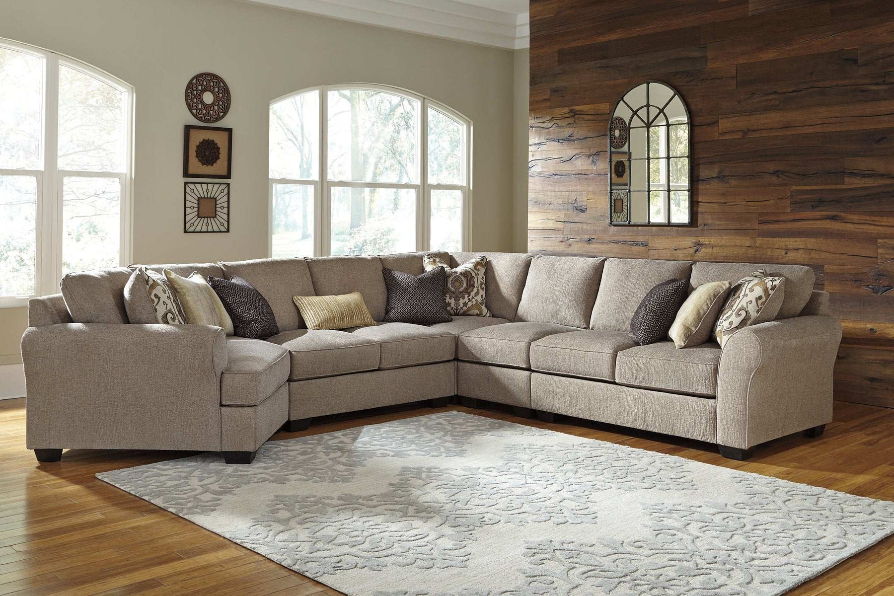 Pantomine Sectional with Cuddler - Half Price Furniture