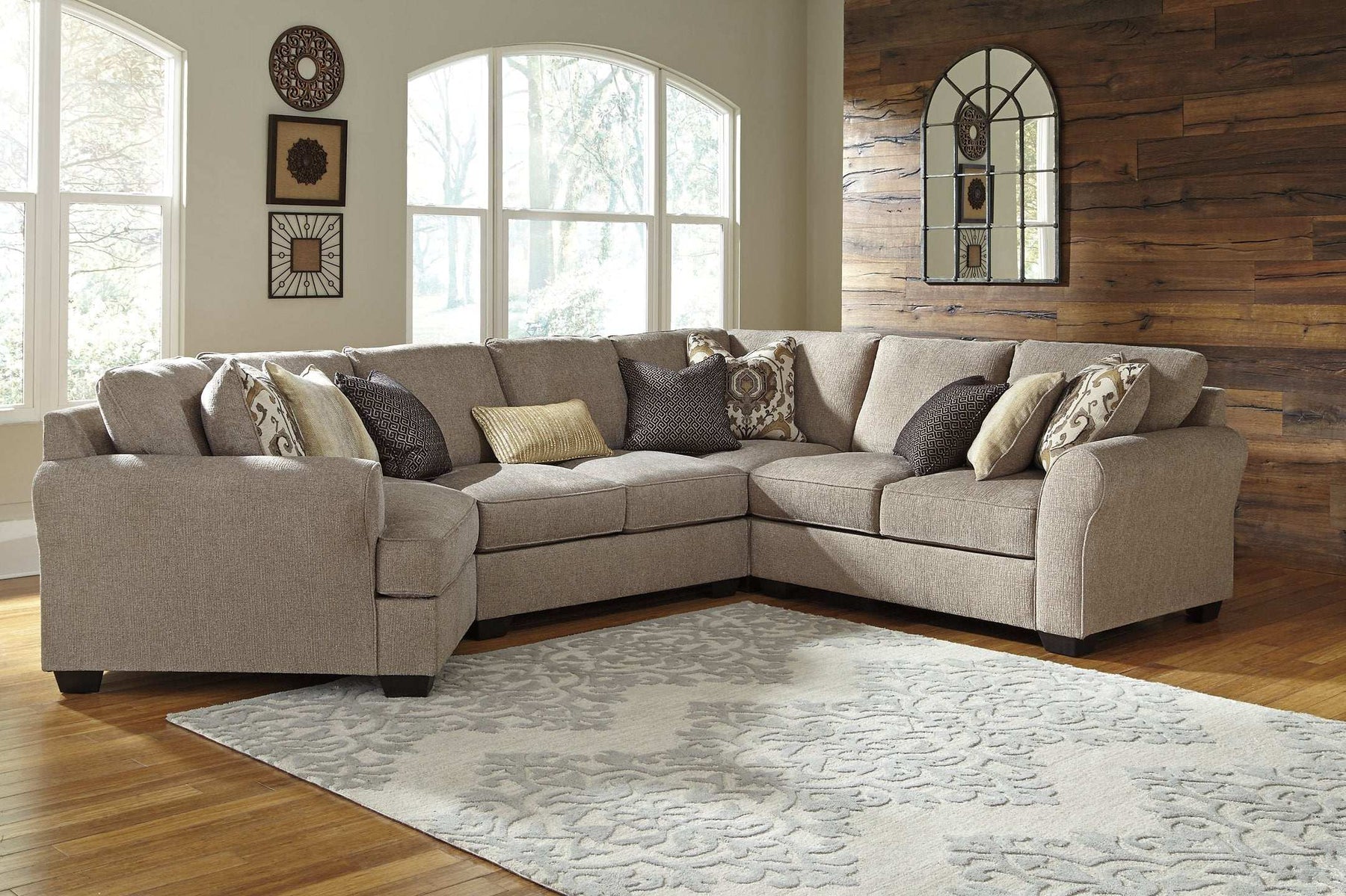 Pantomine Sectional with Cuddler - Half Price Furniture
