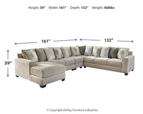 Ardsley Sectional with Chaise - Sectional - Half Price Furniture