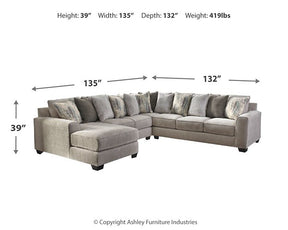 Ardsley Sectional with Chaise - Sectional - Half Price Furniture