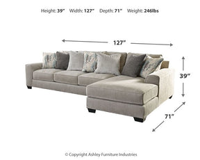 Ardsley Sectional with Chaise - Sectional - Half Price Furniture