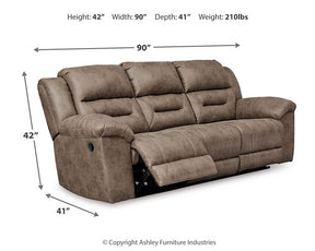 Stoneland Reclining Sofa - Half Price Furniture