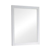 Selena Rectangular Dresser Mirror Cream White  Half Price Furniture