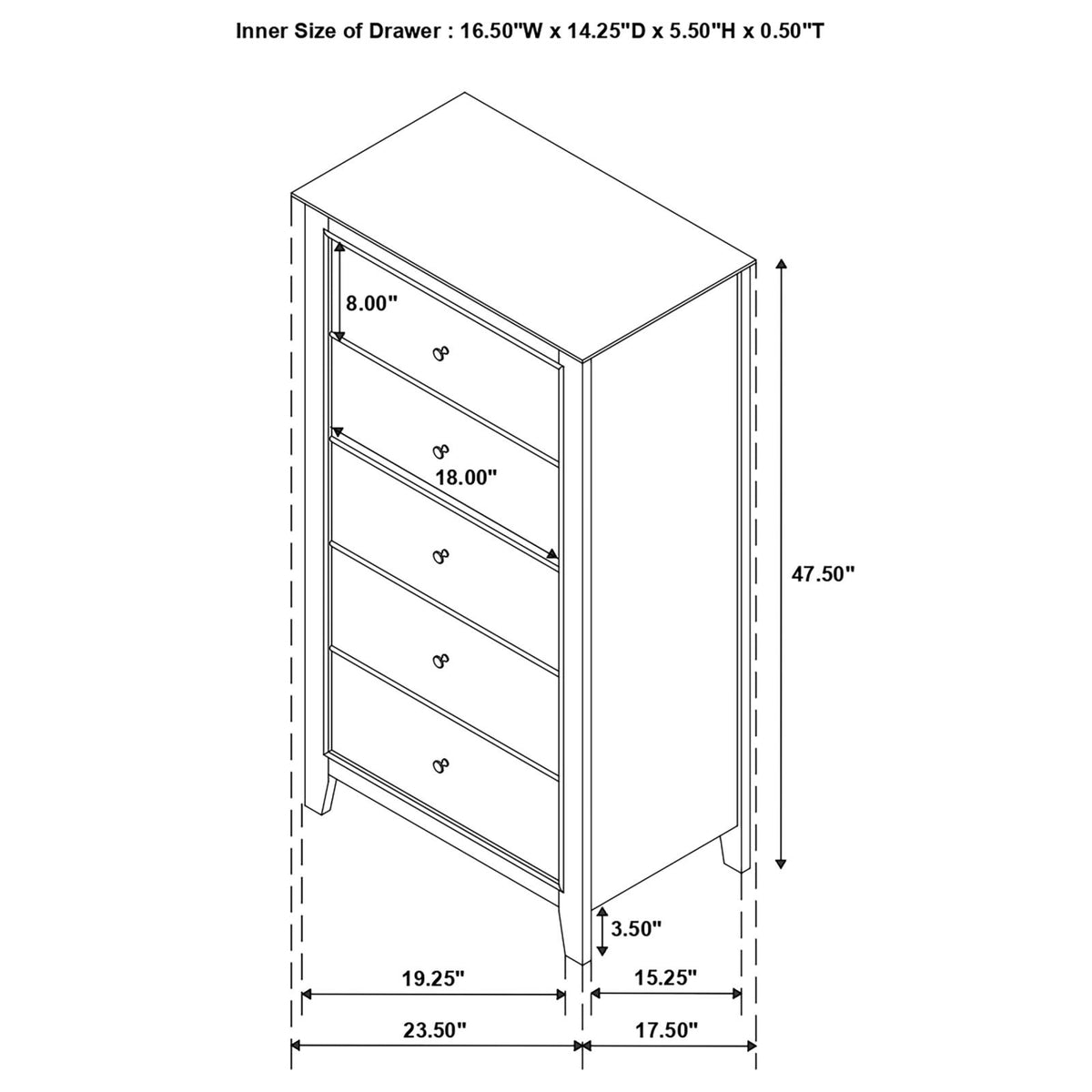 Selena 5-Piece Storage Bedroom Set with Sleigh Headboard Buttermilk Full  Half Price Furniture