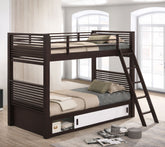 Oliver Twin Over Twin Bunk Bed Java Half Price Furniture