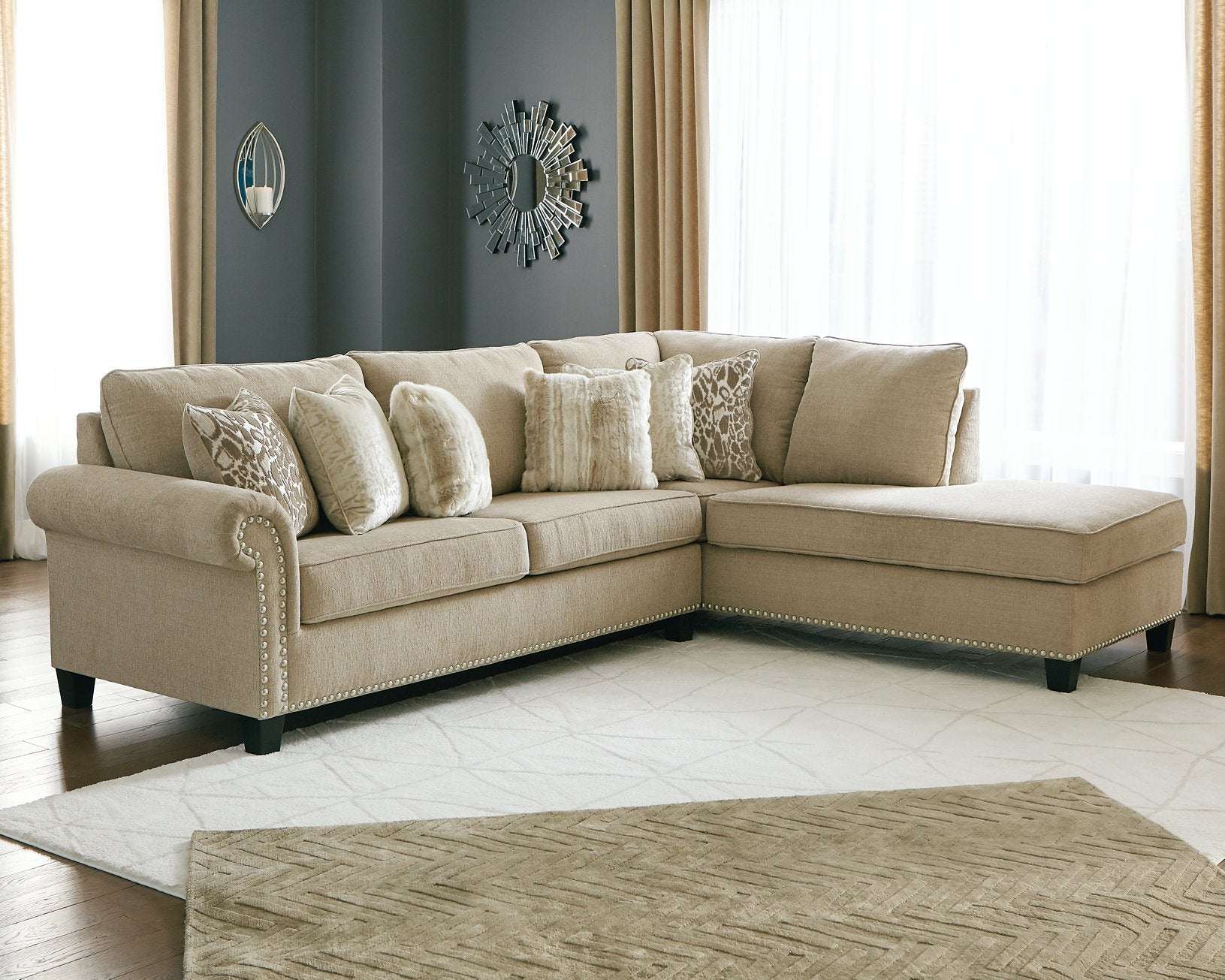 Dovemont 2-Piece Sectional with Chaise - Sectional - Half Price Furniture