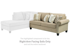 Dovemont 2-Piece Sectional with Chaise - Half Price Furniture