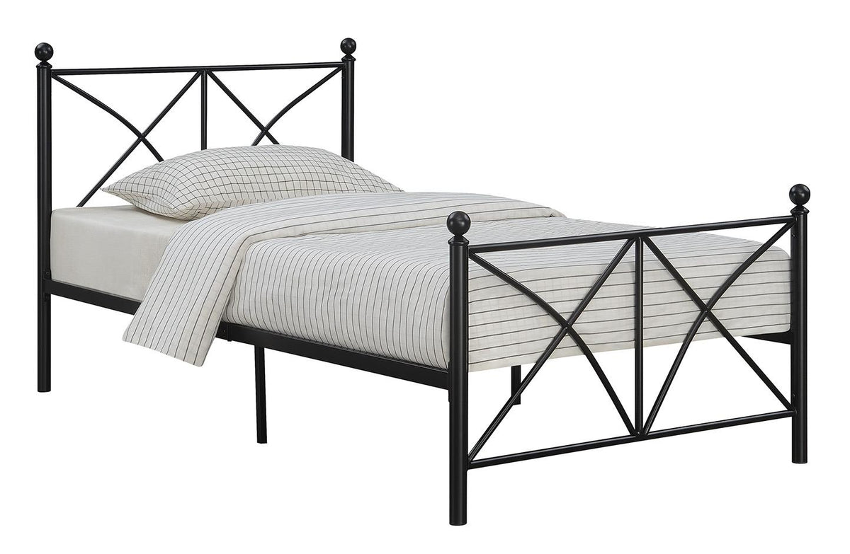 Hart Full Platform Bed Black  Half Price Furniture