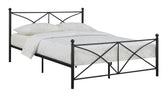 Hart Queen Platform Bed Black  Half Price Furniture