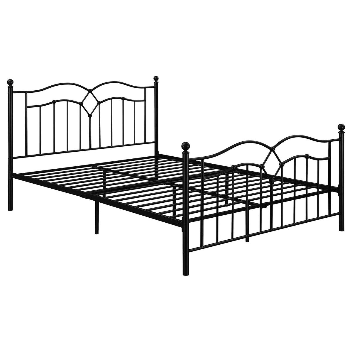 Klossen Queen Platform Bed Black  Half Price Furniture