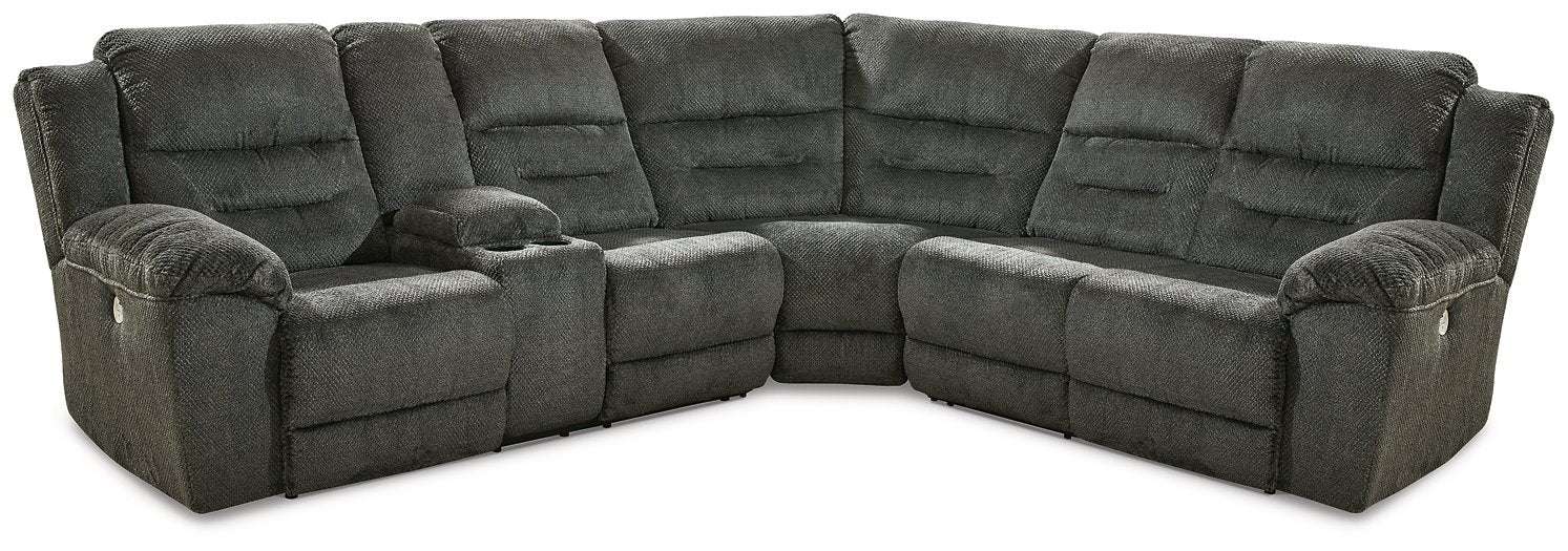Nettington Power Reclining Sectional Half Price Furniture