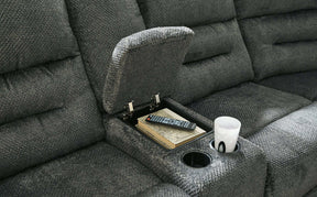 Nettington Power Reclining Sectional Half Price Furniture