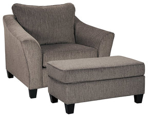 Nemoli Oversized Chair and Ottoman  Half Price Furniture