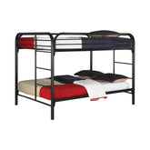 Morgan Full Over Full Bunk Bed Black Half Price Furniture