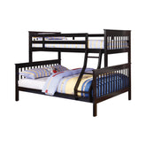 Chapman Twin Over Full Bunk Bed Black Half Price Furniture