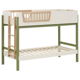 Evren twin over twin bunk bed tri-tone