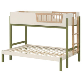 Evren twin over full bunk bed tri-tone